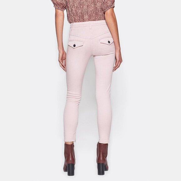 NWT Joie light pink slim fit crop leg skinny jeans, 25 - Picture 5 of 15